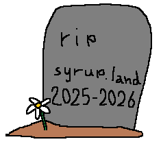 rip syrup.land 2025-2026